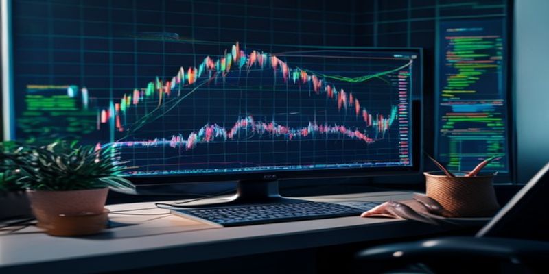 Pine Script code editor showing a simple moving average crossover strategy for futures